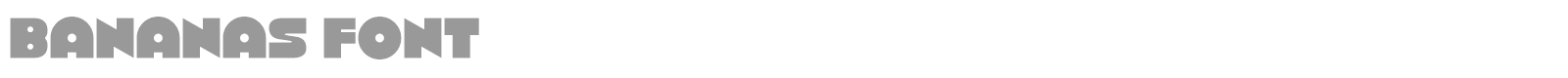 Bananas Font font preview